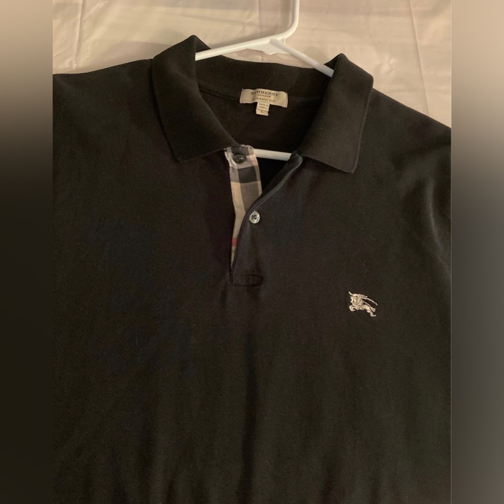 Mens Authentic Burberry London Classic Fit Mens Polo Size L